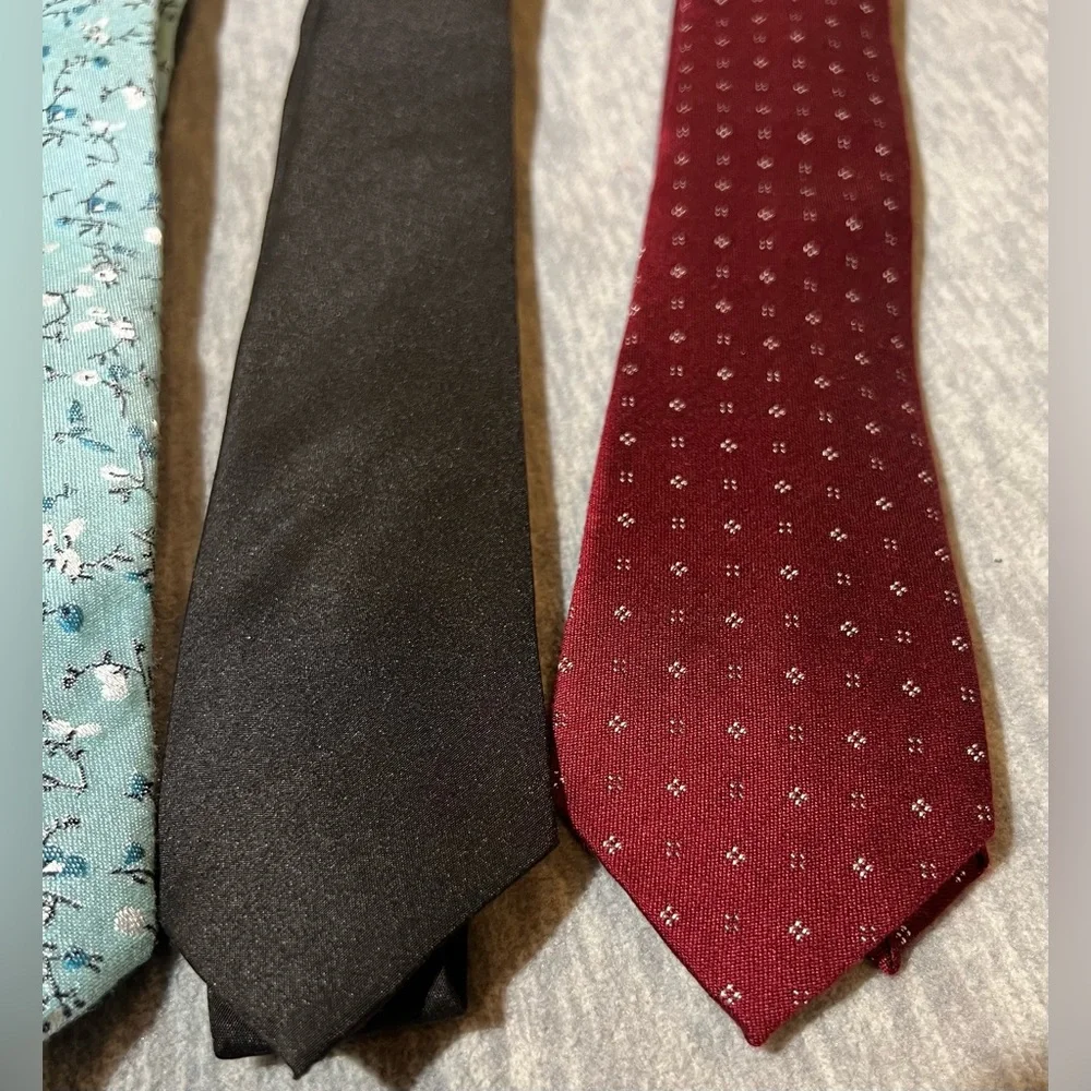 Neckties ties formal men’s business wear set of 4 multicolor‎ various brands